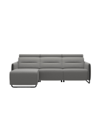 Stressless Emily Steel 2 Seater Longseat LHF
