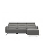 Stressless Emily Steel 2 Seater Longseat RHF