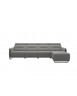 Stressless Emily Steel 3 Seater Longseat LHF