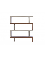 Serpa Walnut & Concrete Bookcase