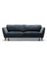 SITS Stella Atropa Dark Blue Fixed Cover 3 Seater Sofa Fast Track