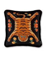 Paloma Home Tibetan Tiger Black Feather Filled Cushion