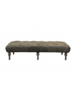 Alexander & James Victoria Leather Footstool