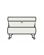 Alstons Waldorf Legged Ottoman